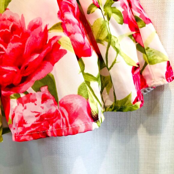 The Children's Place Baby Girl Dress Big Pink Floral Print Size 6-9 Months - Picture 3 of 10